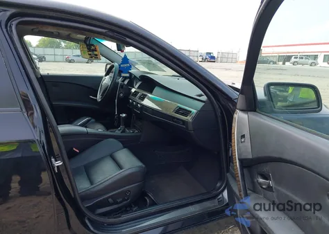 2005 BMW 545I из США, поврежденный, VIN WBANB335X5B089142